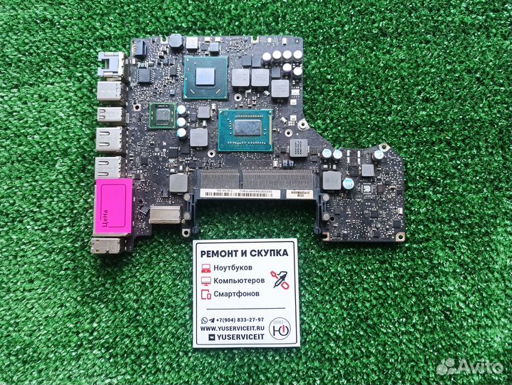 Материнская плата apple A1278 2012 не рабочая