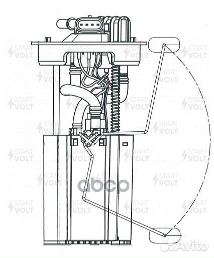 Модуль топливного насоса для а/м Chery QQ6 (06