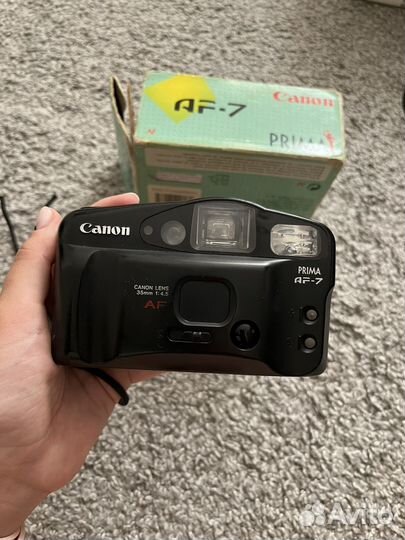 Плёночный фотоаппарат canon af-7 prima
