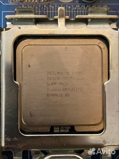 Материнская плата Wolfdale1333-glan/M2 комплект