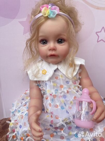 Кукла Реборн 55 см новая, реалистичная