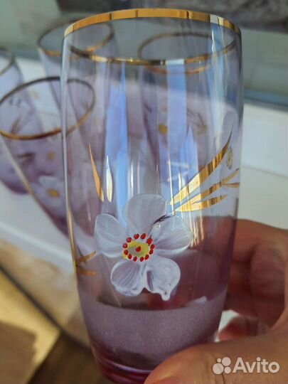 Стаканы из тонкого стекла