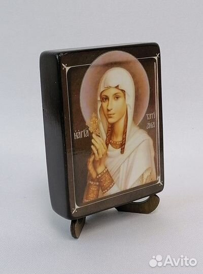Святая Татьяна, 9х12х3 см, арт В076-2