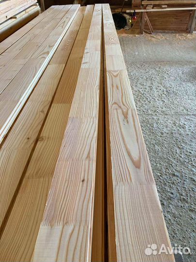 Доска обычная обрезная лиственница 40х150х6000мм
