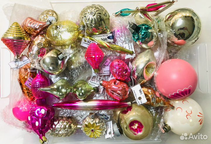 Игрушка новогодняя на елку. Стекло