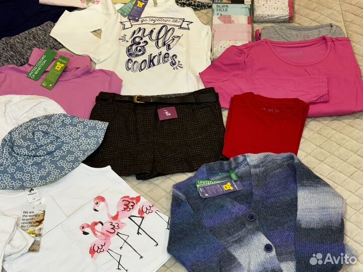 Вещи пакетом на девочку 110 116