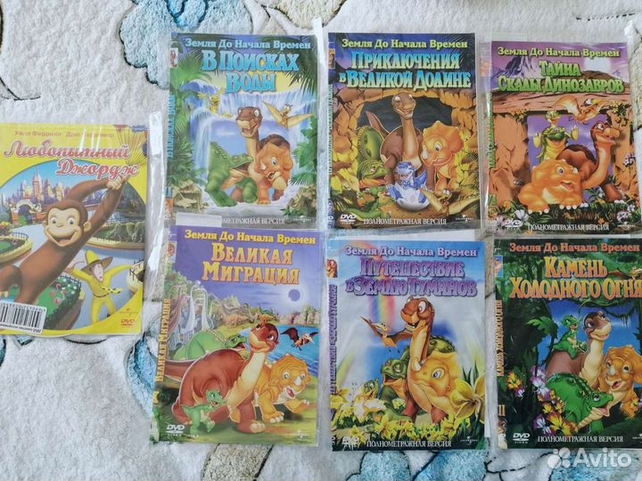 Мультфильмы на DVD 12 шт