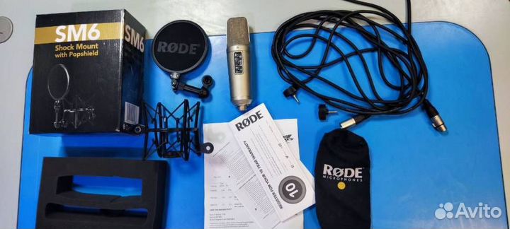 Конденсаторный Микрофон Rode Nt2-A. +Паук