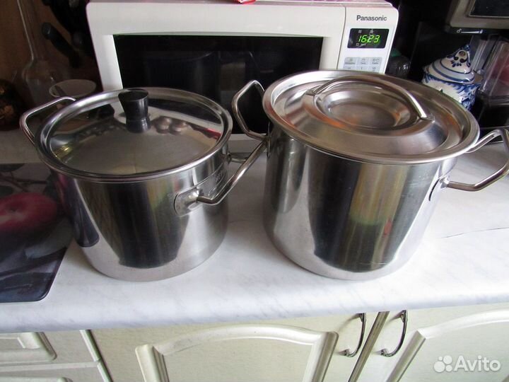 Кастрюли нержавейка Общепит идеальное состояние