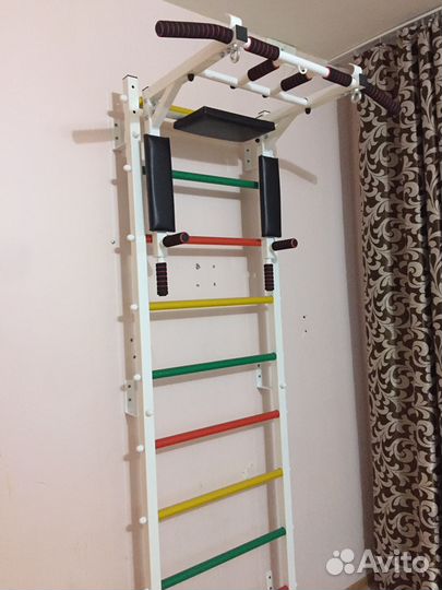 Шведская стенка с усиленным турником 3 в 1