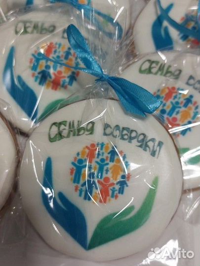 Имбирные пряники с пищевой печатью