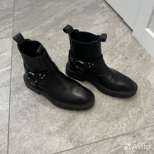 Сапоги женские zara (р.37-38)