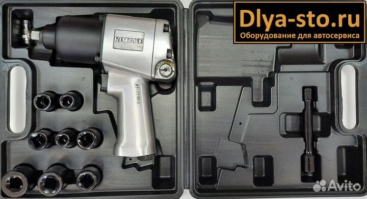 Гайковёрт ударный пневматический с головками VF-38