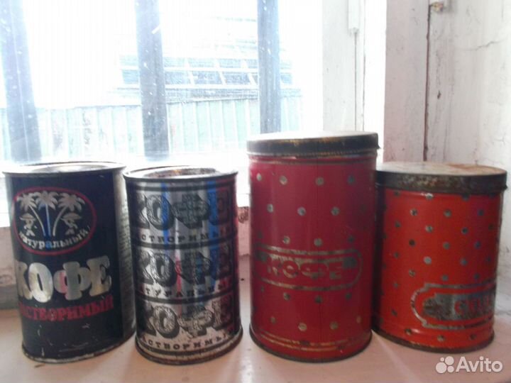 Банки СССР жестяные