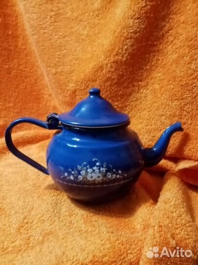 Заварочный чайник эмалированный