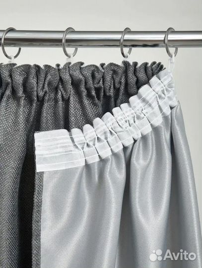 Шторы блэкаут рогожка