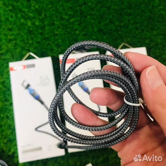 Магнитный Кабель Быстрая зарядка 5A 1m