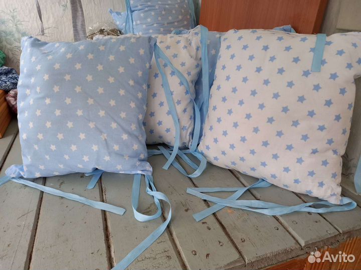 Подушка-бортик для кроватки