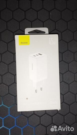 Baseus Gan5pro 65w зарядное устройство