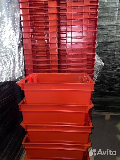 Ящики для овощей и фруктов 600х400х200 сплошные