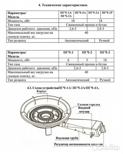 Газовая горелка туристическая пгч -1А-нг