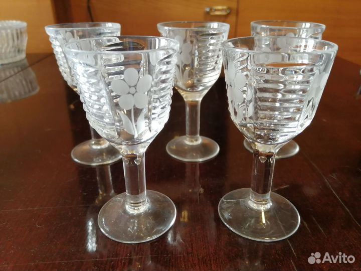 Рюмки, фужеры, бокалы, стаканы из СССР