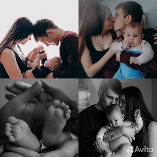 Семейная домашняя фотосессия семейный фотограф