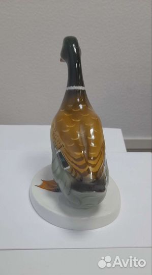 Фарфоровая фигурка утка/ селезень ГДР