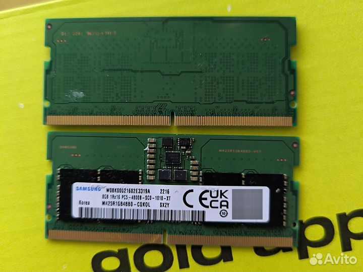 Оперативная память DDR5 8Gb 4800 Mhz So-Dimm