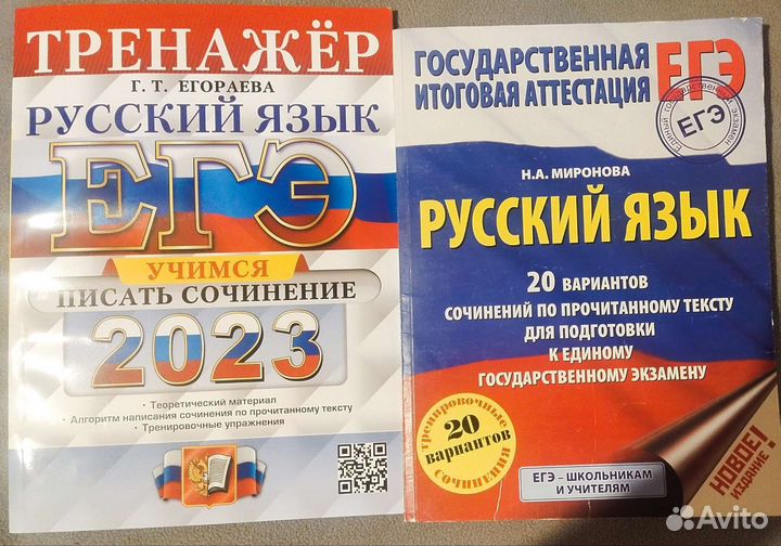 Книги Русский язык сочинение подготовка к егэ 2023