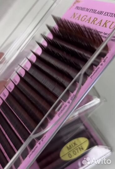 Ресницы для наращивания nagaraku / готовые пучки