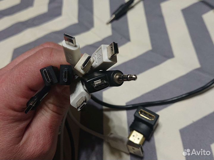 Кабели OTG micro USB-USB/3.5 мм, hdmi переходник