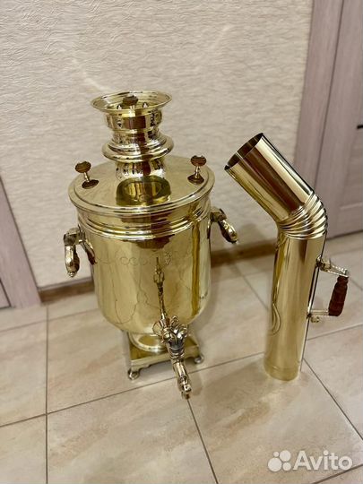 Самовар антикварный Василия Гушкова 10л