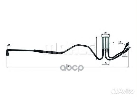 Фильтр топливный KL553 Mahle/Knecht