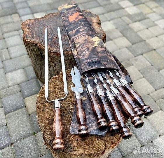 Набор шампуров в колчане