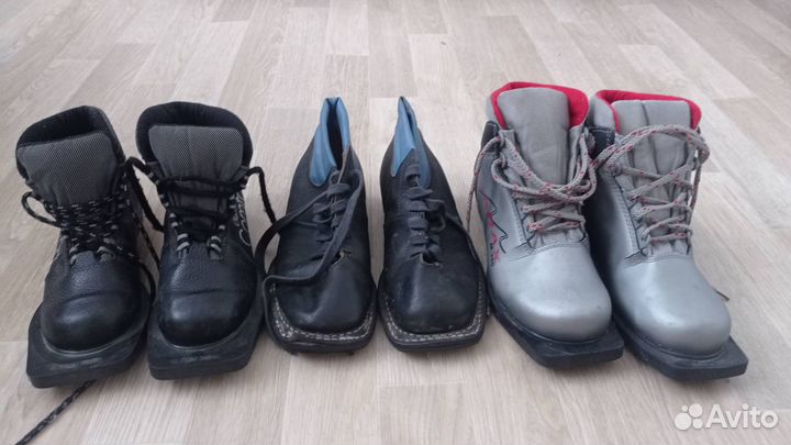 Лыжные ботинки 38 р.,37 р., 33 р