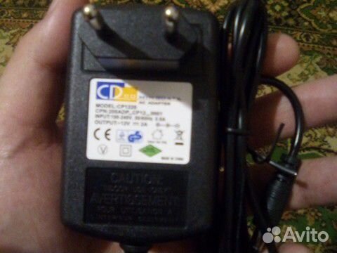Блок питания 12 вольт 2 ампера рабочий