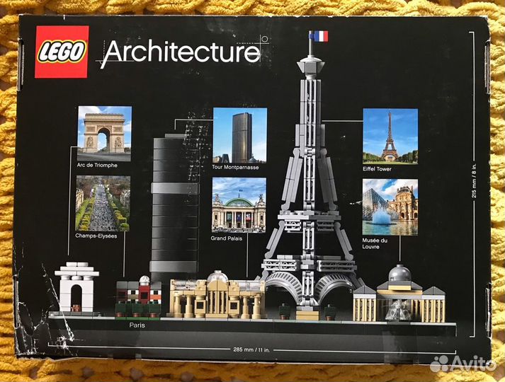 Конструктор Lego Architecture 21044 Париж