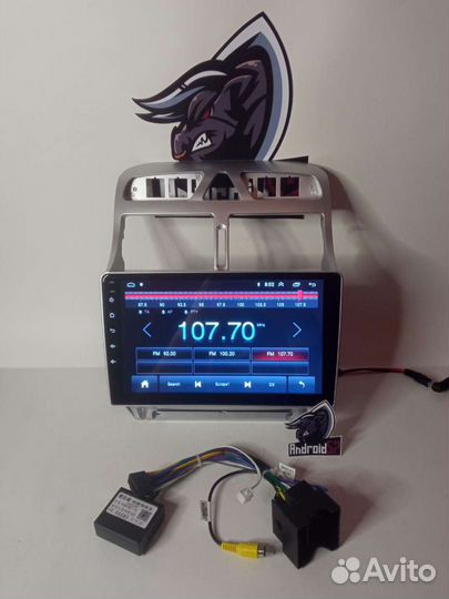Магнитола на Peugeot 307