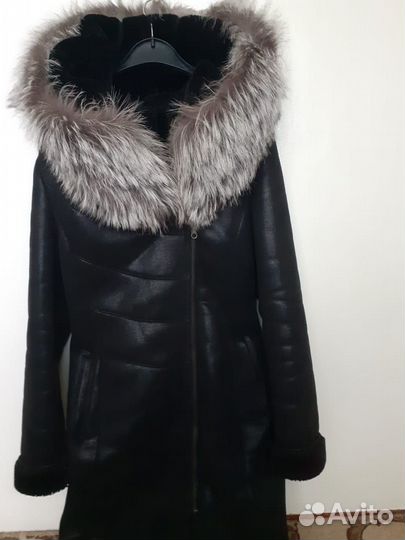 Дубленка женская зимняя длинная