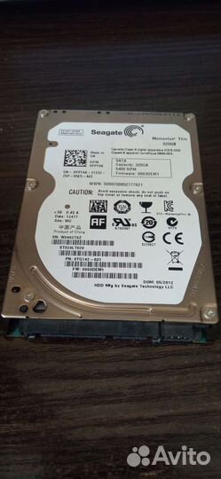 HDD 2.5 Seagate Momentus Thin 320GB