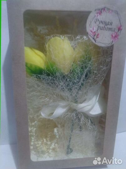 Букет цветов из мыла