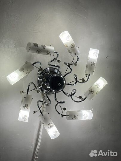 Люстра потолочная бу