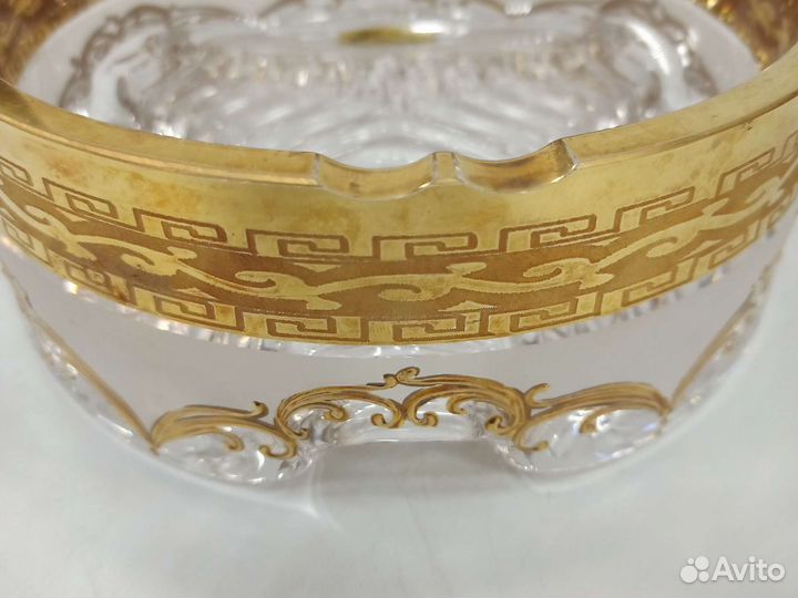 Пепельница, Bohemia, хрусталь