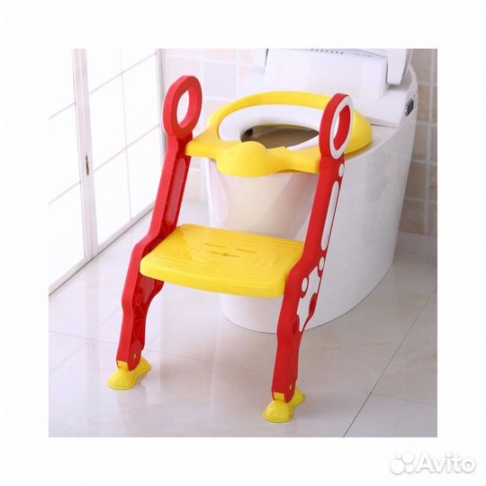 Насадка на унитаз Pituso с лесенкой и ручками