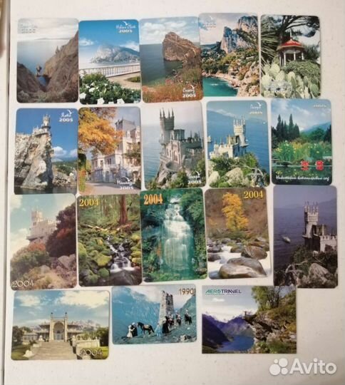 Календарь. Замки, Горы, Крым, водопады