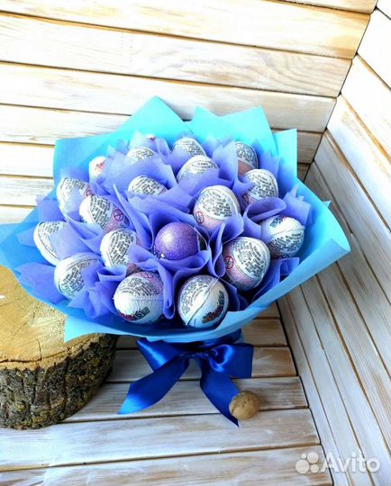 Букеты из киндер-сюрпризов,детские букеты