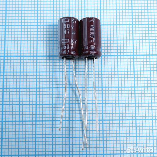 47uF 50v 50v47uF 6x11 KY - Электролитический конде