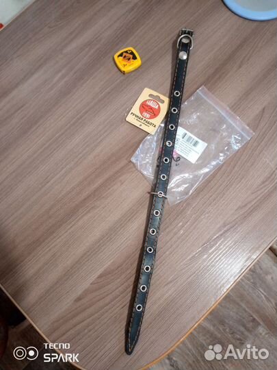 Поводок, ошейник, намордник кожаные