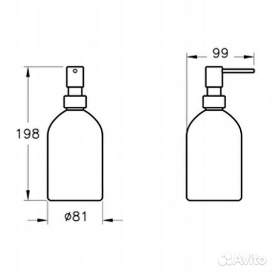 Диспенcер для мыла Vitra origin A44891